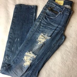 2 FOR $15. DENIM JEANS RIPPED